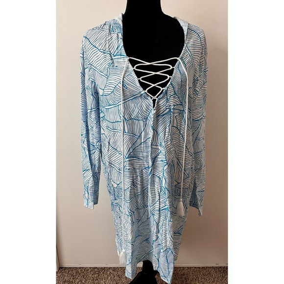 Charlie Holiday Tunic Coverup - Size 8 - Picture 2 of 6